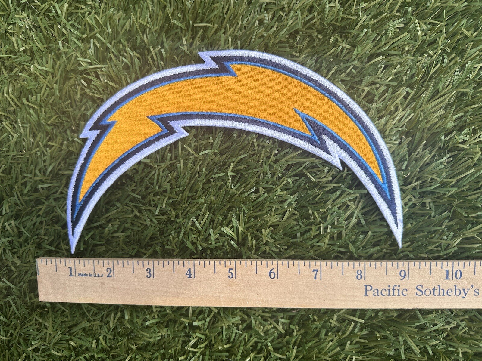 Los Angeles Chargers BIGGEST 8.5” Iron On Patch Embroidered US SELLER