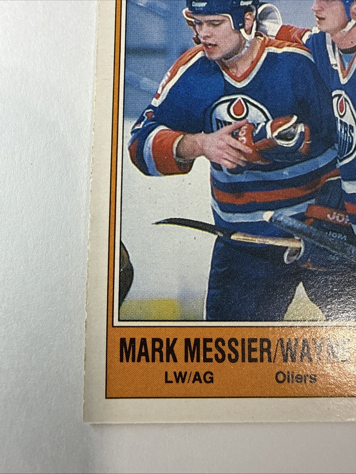 1983-84 Mark Messier & Wayne Gretzky O-Pee-Chee Highlight Card # 23