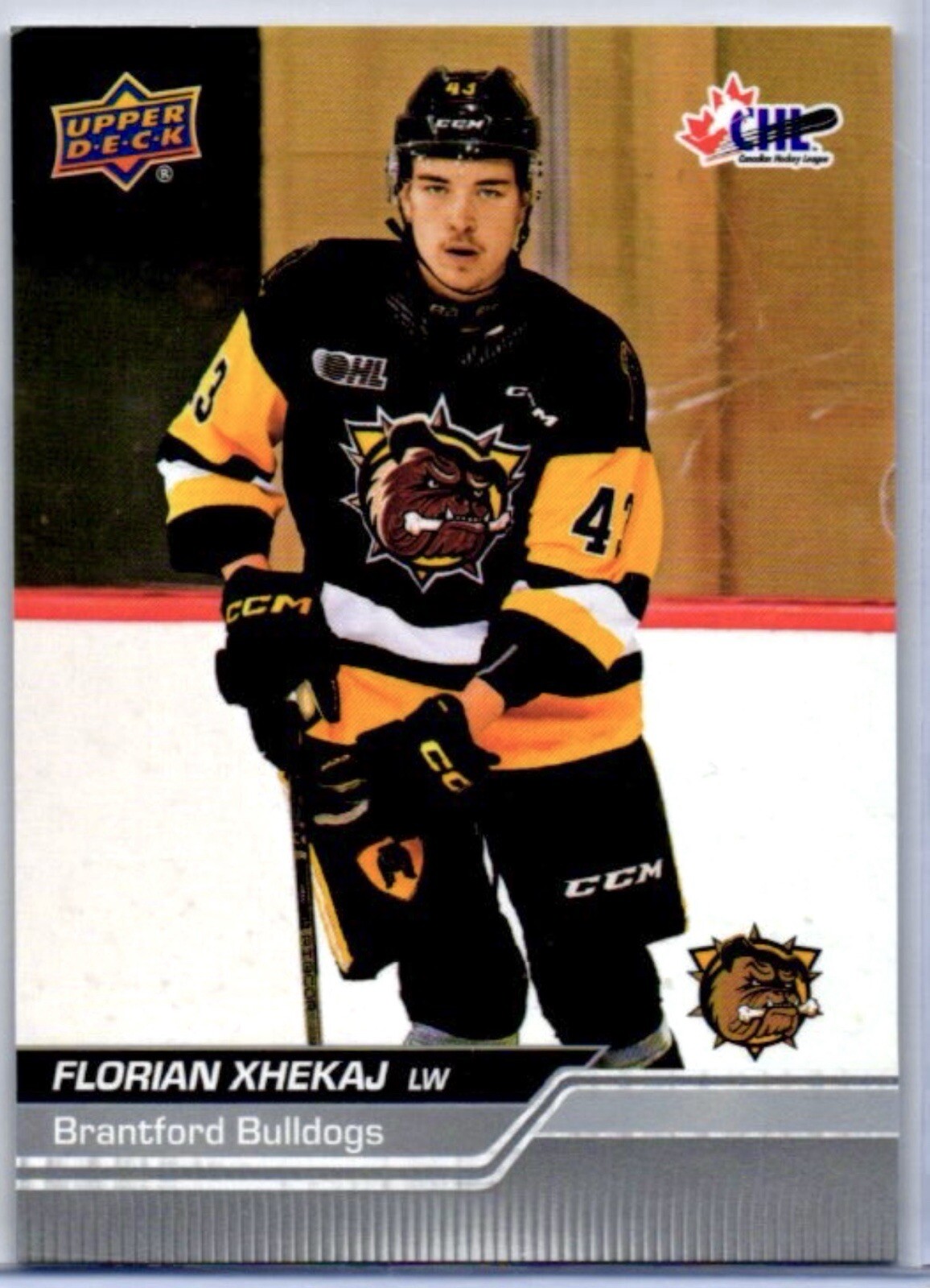 Florian Xhekaj Rookie – 2023-24 Upper Deck CHL #221 (RC) – Montreal Canadiens