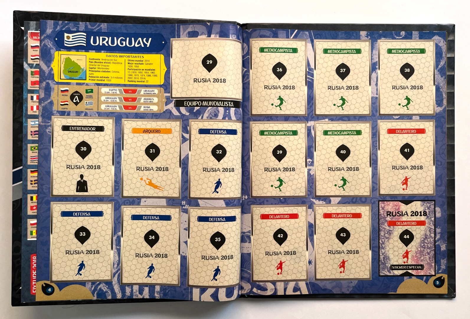 2018 WORLD CUP RUSSIA Album Hardcover Black Edition + Full Set 380/380 MESSI CR7