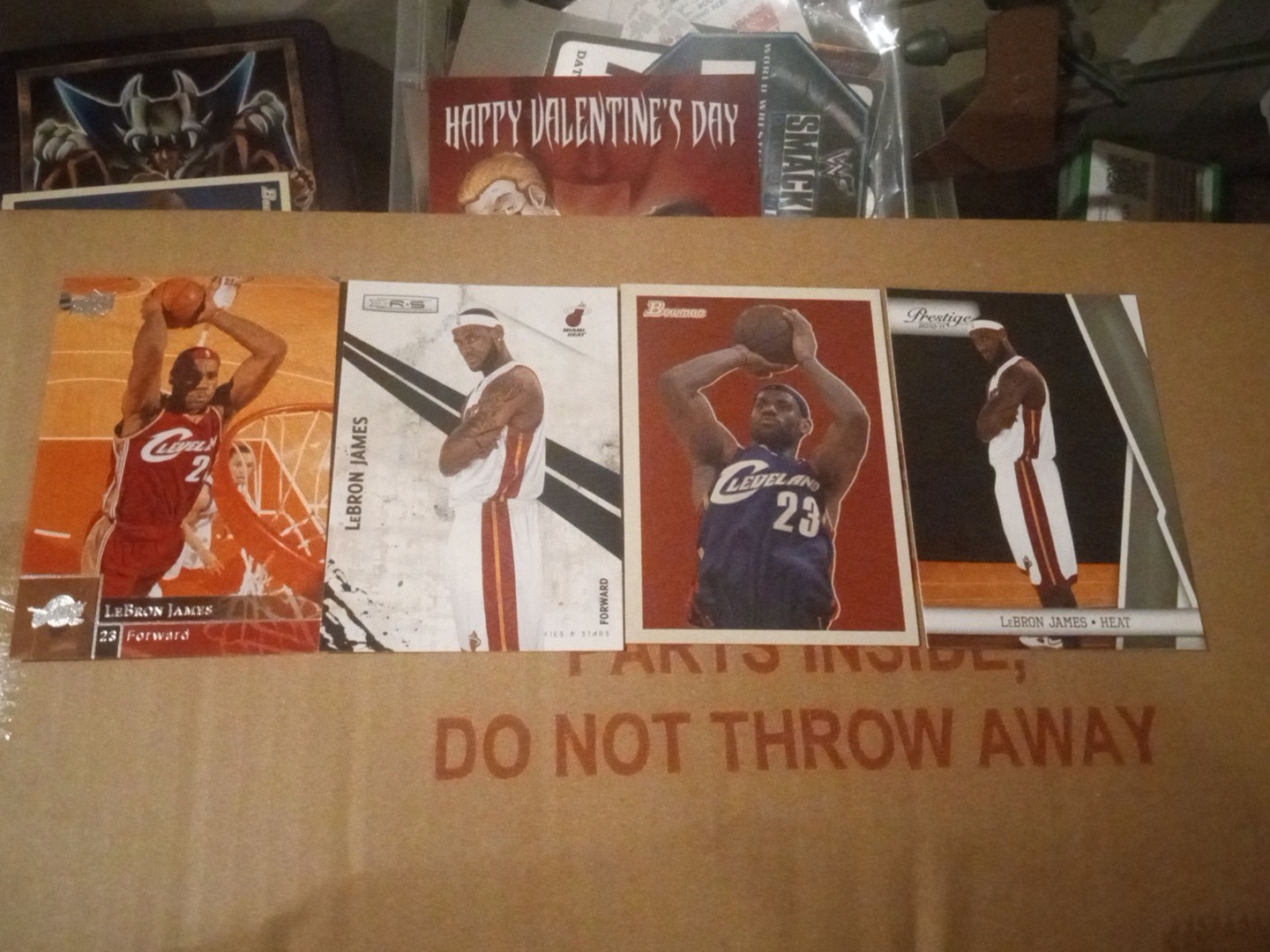LeBron James Lot 2009-10 Bowman 48 #14 Cavaliers Toppps NM-M Upperdeck 09-10