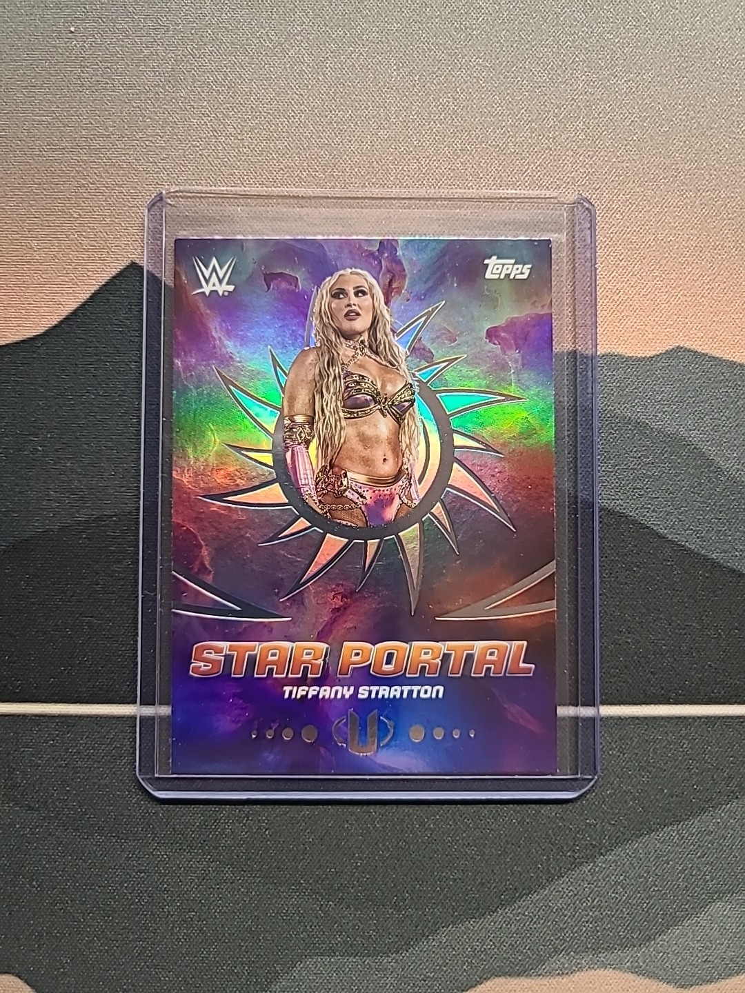2025 Topps Universe WWE TIFFANY STRATTON #SPO-23 Star Portal Holo Insert 🔥
