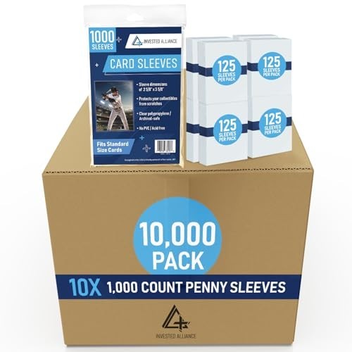 Premium Clear Trading Card Sleeves for Baseball, Football, MTG