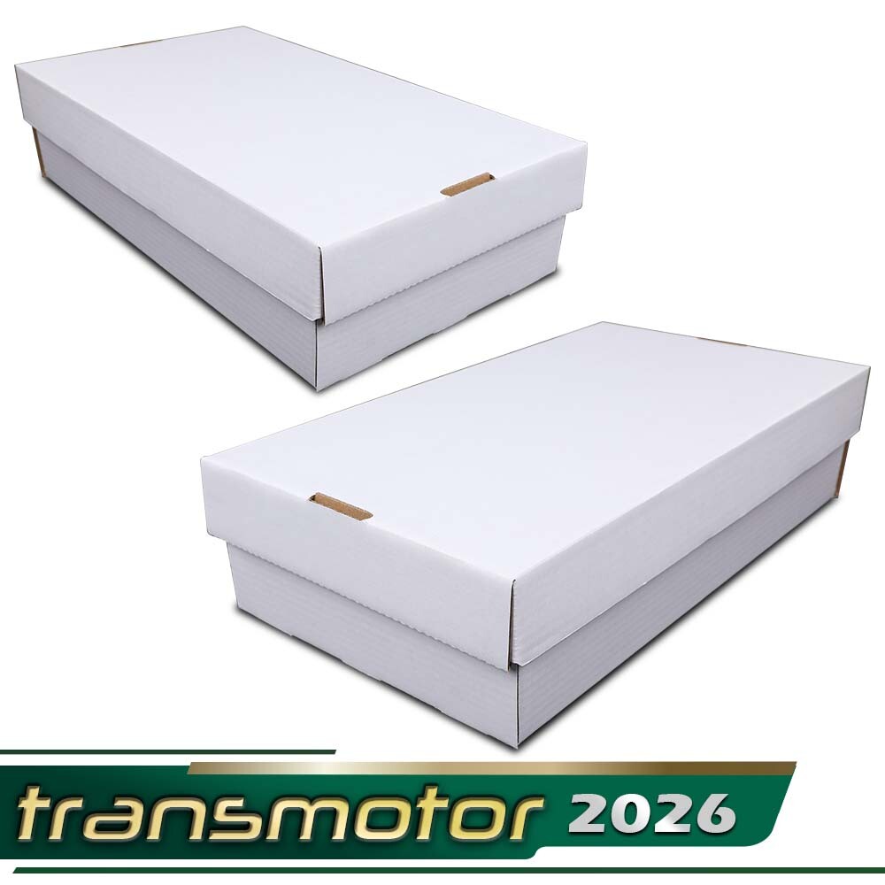 3000 Count Super Shoe Cardboard Standard Trading/Gaming Card Storage Boxes 2Pcs