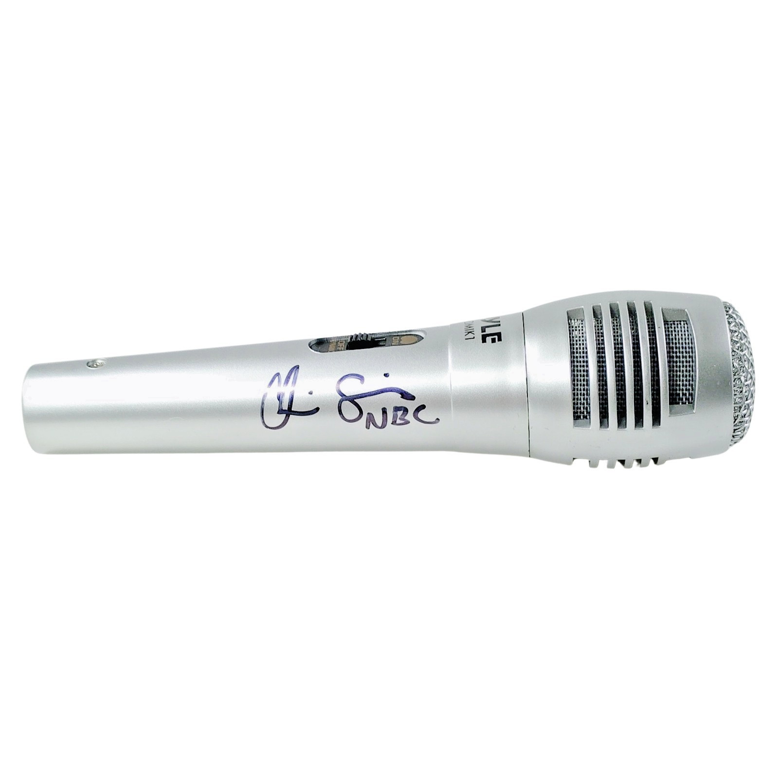 Chris Simms Signed Microphone NBC Inscription Exact Proof Photo COA NFL TV Auto