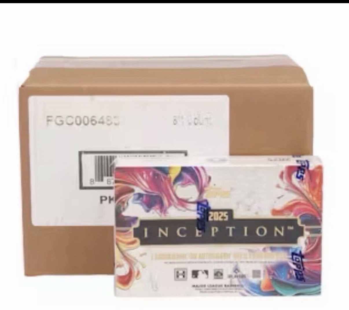 Sealed Case (8x Boxes) of 2025 TOPPS INCEPTION MLB BASEBALL HOBBY BOX