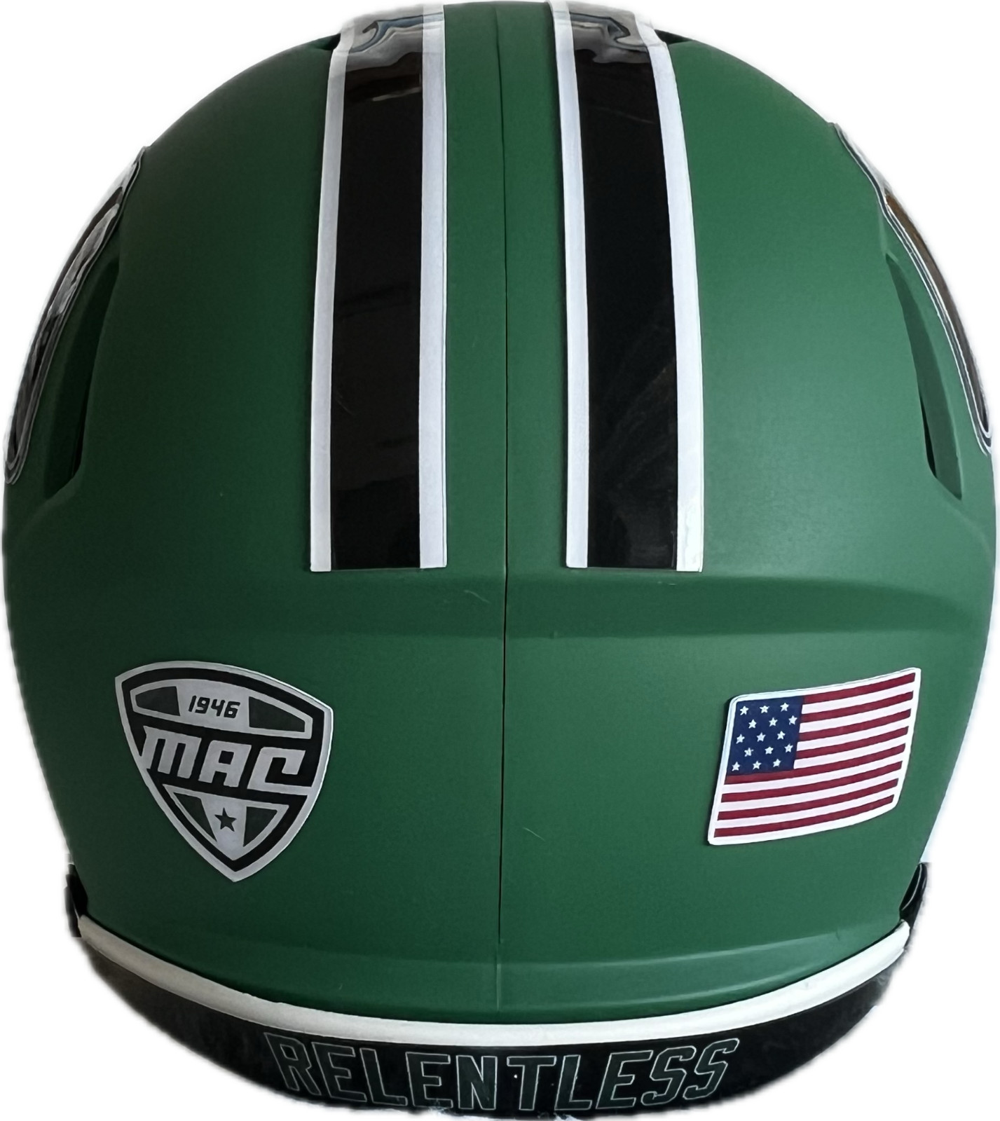 Ohio University Bobcats Custom Matt Green Mini Helmet