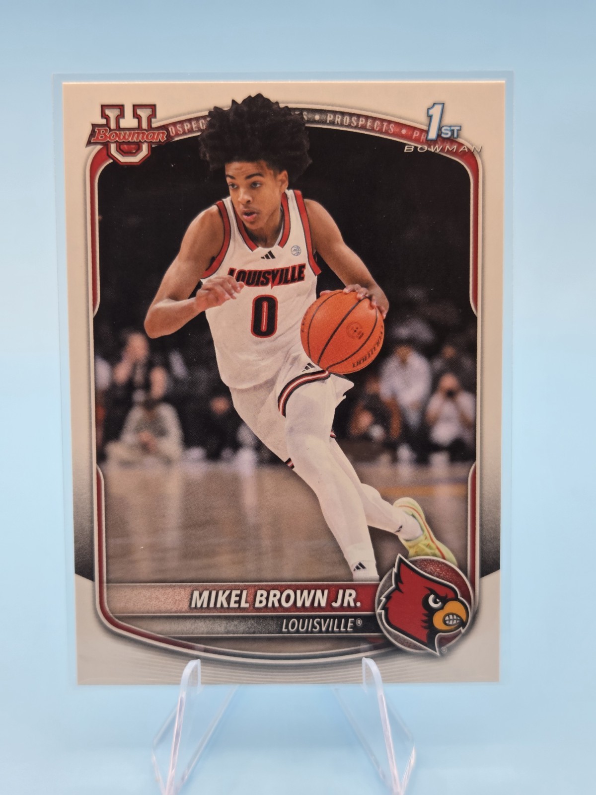 Mikel Brown Jr. 2025-26 1st Bowman #BPP-12 Louisville Cardinals Nets