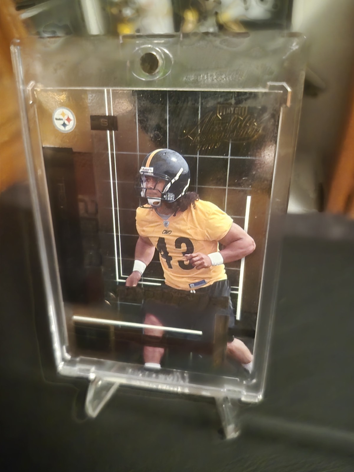2003 PLAYOFF ABSOLUTE TROY POLAMALU ROOKIE CARD #/ 1100 SUPPER CLEAN CARD