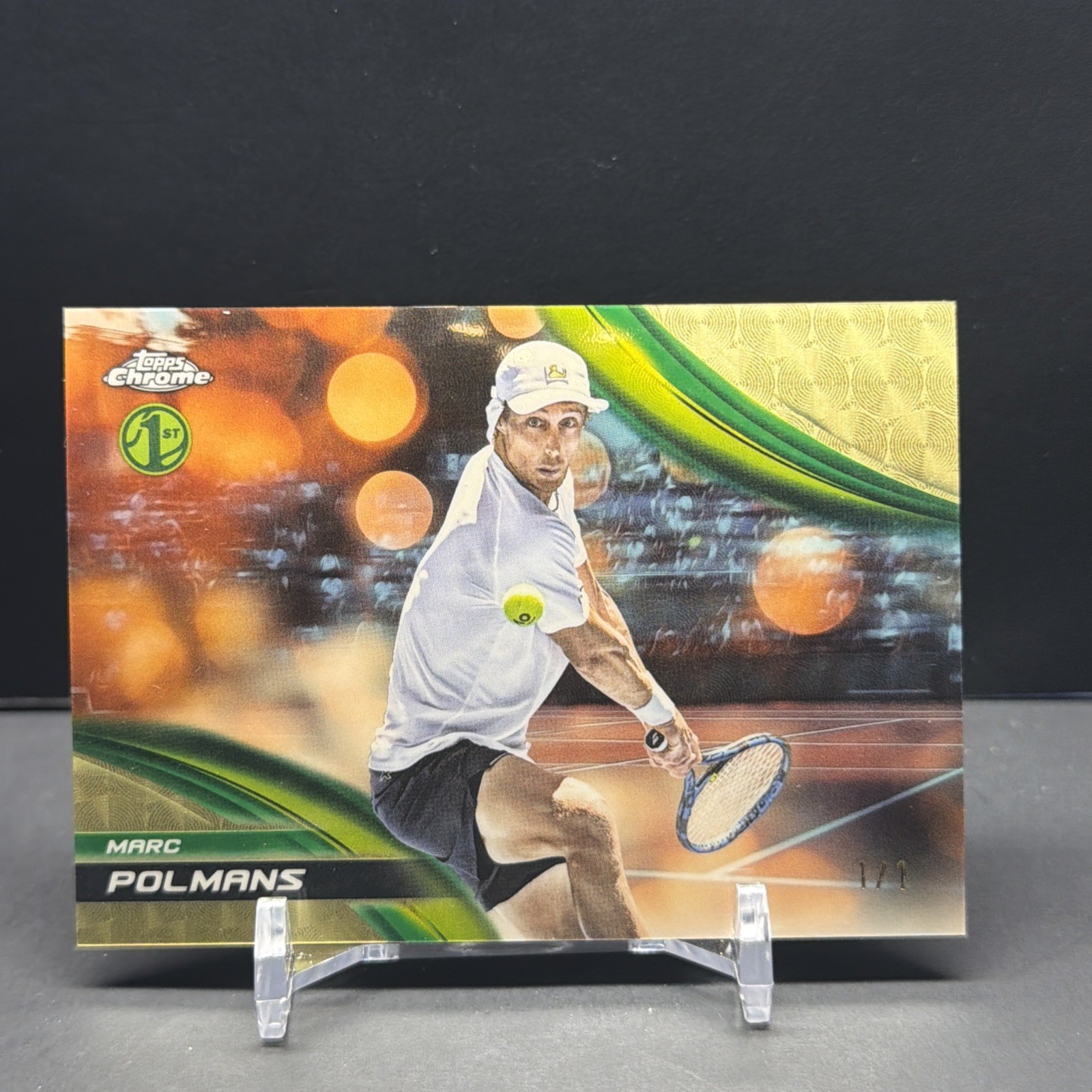 🔥Marc Polnans 2025 Topps Chrome Tennis Superfractor #1/1 ATP