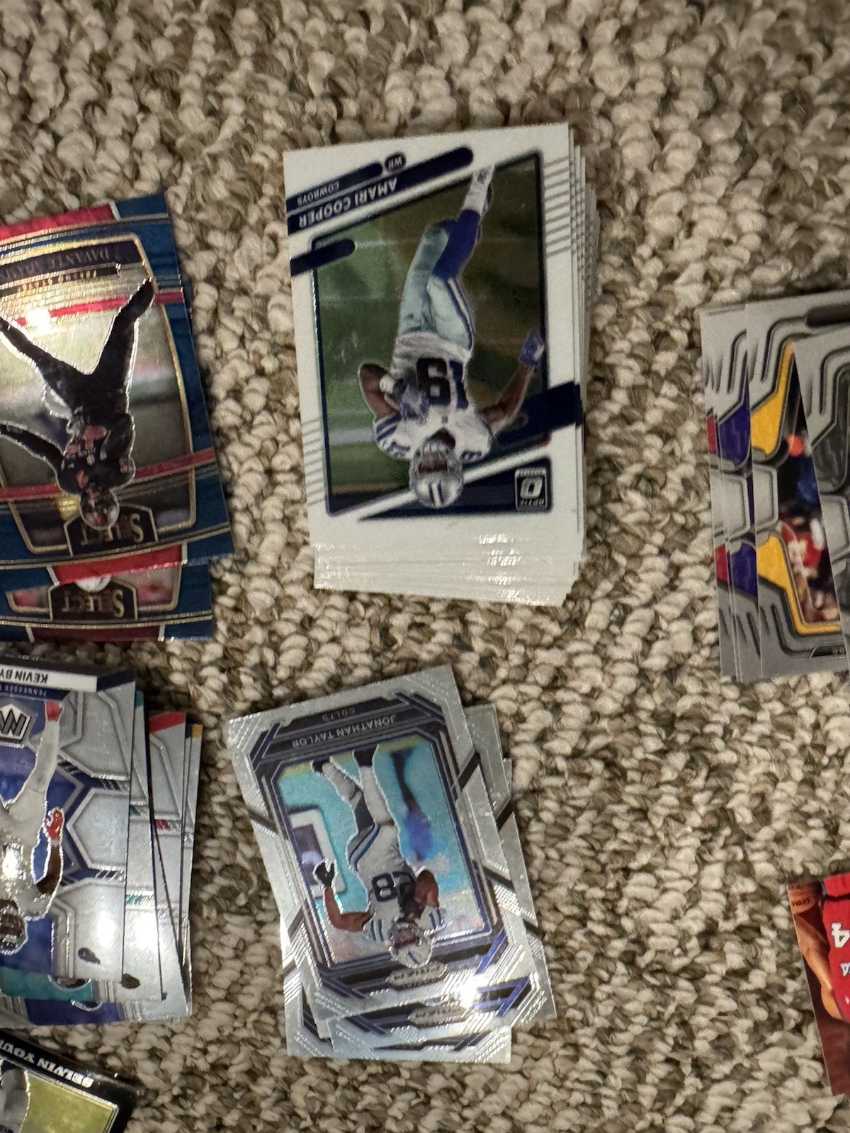 Various NBA NFL Sports Trading Card Lot Basketball Football