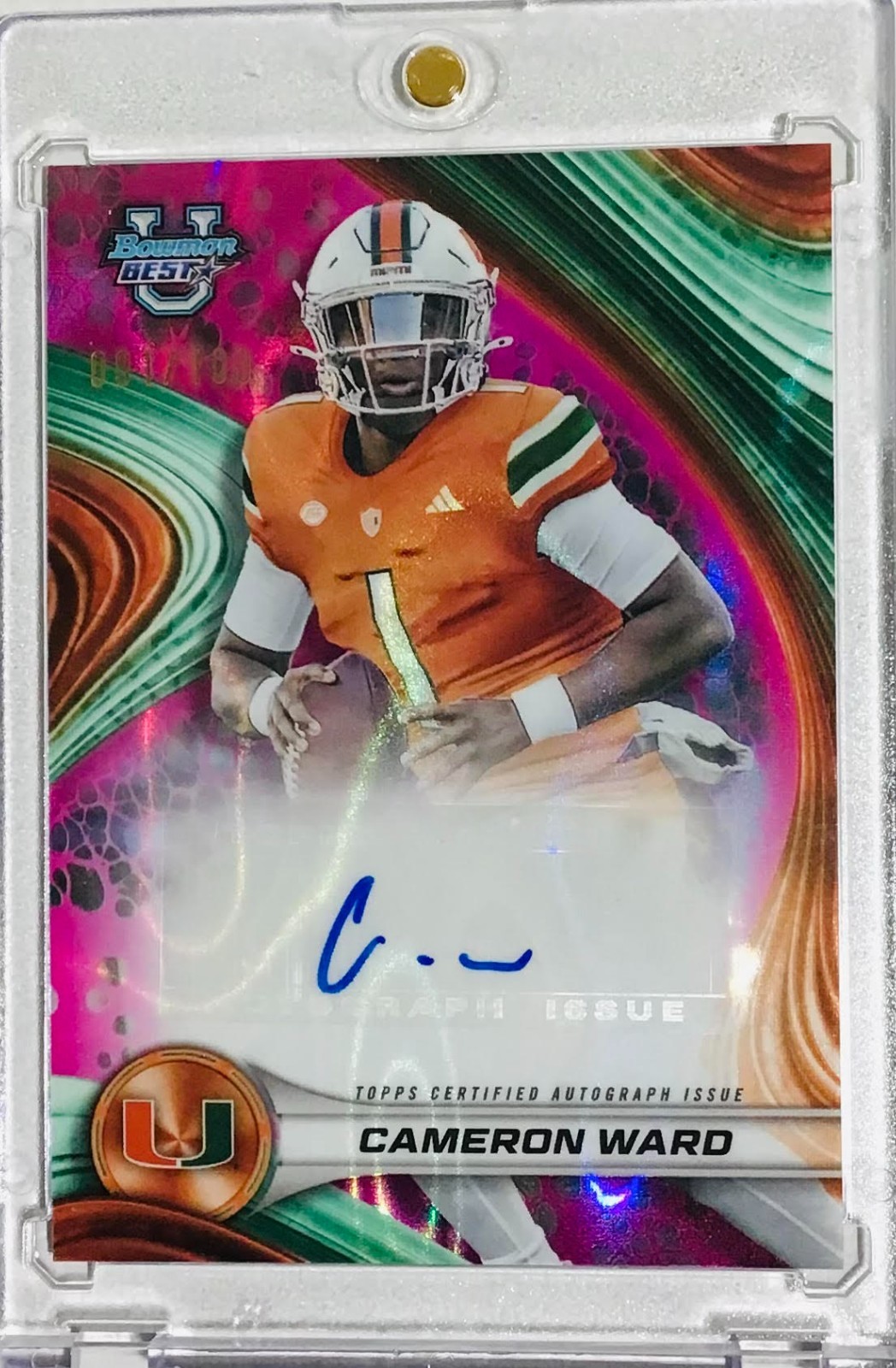 2024 Bowman’s Best University – Best of 2024 Auto Cameron Ward #BOA-CWA 91/100