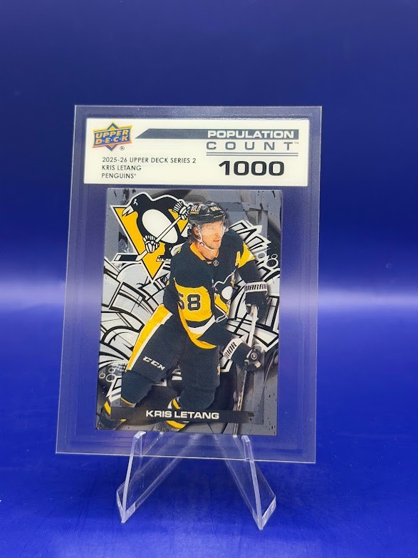 2025-26 Upper Deck Kris Letang Population Count 1000 #PC-42 Penguins