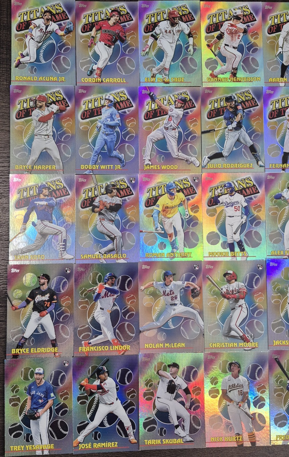 2026 Topps Series 1 & 2 Titans Of The Game Complete Insert Set 40 Cards Ohtani