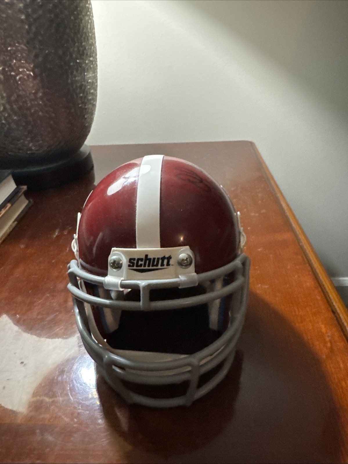 Alabama Crimson Tide Signed Schutt Mini Helmet Autograph #88 OJ Howard Auto