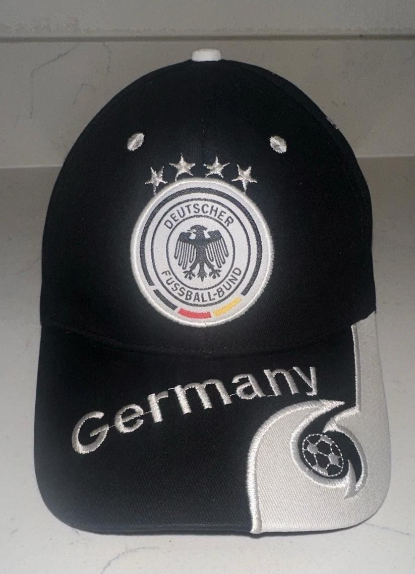 Germany DFB Deutscher Fußball-Bund Soccer Baseball Cap Hat – Black/White