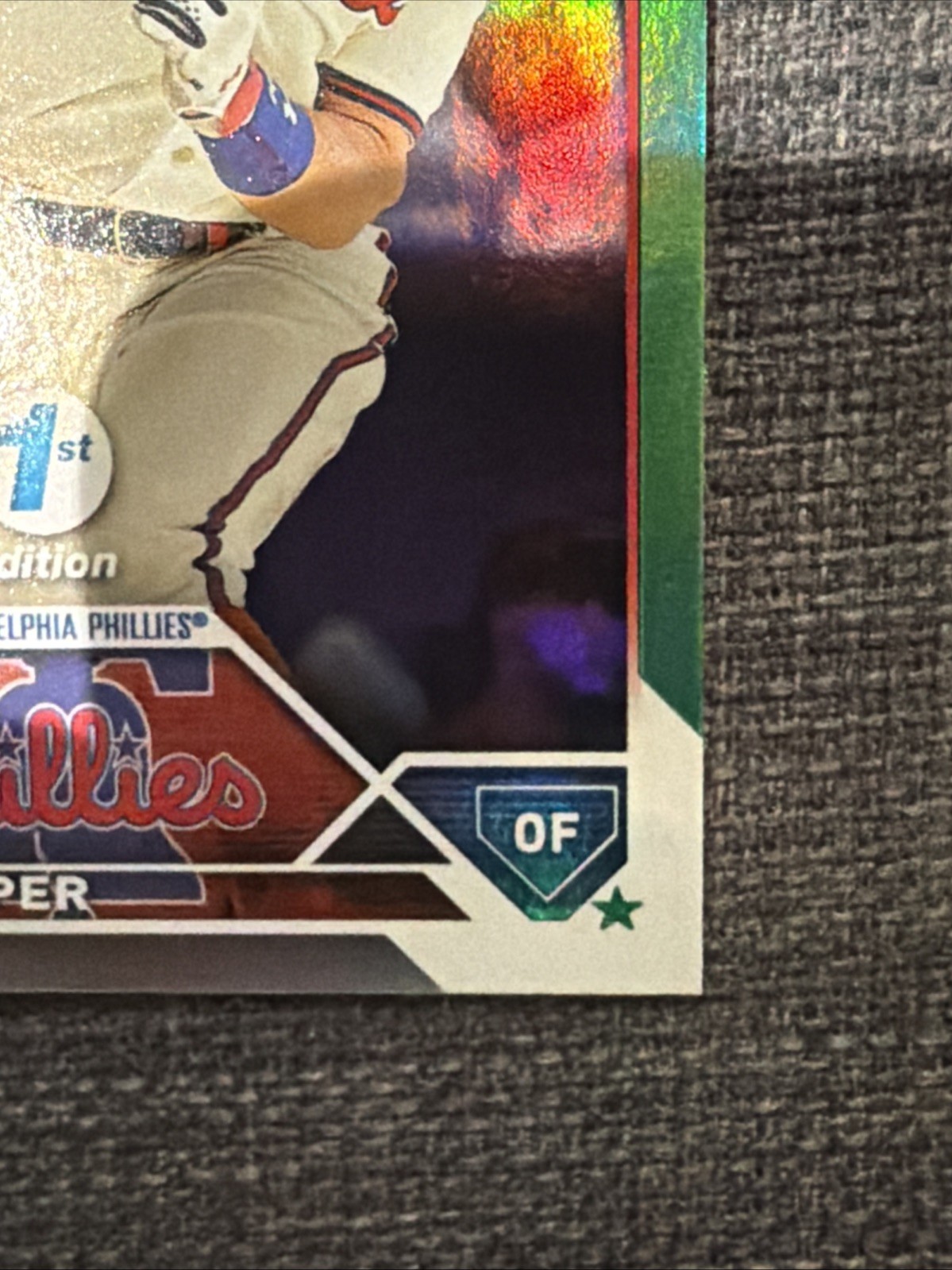 2013 Topps 1st Edition Bryce Harper Green Foil /150
