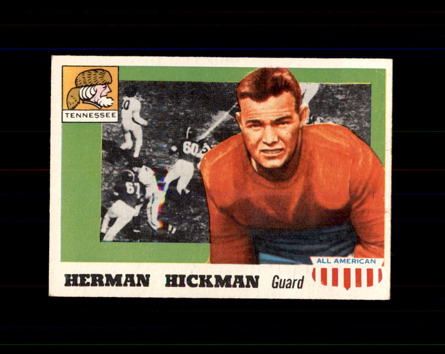 1955 TOPPS ALL AMERICAN FOOTBALL SET BREAK & DUPLICATES, MIXED GRADE VG-EXMINT