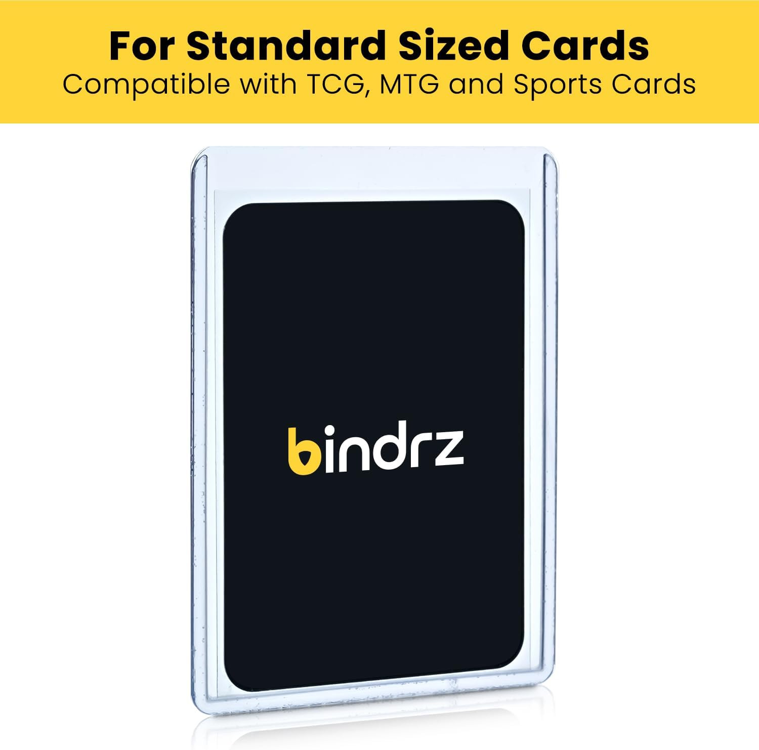 100 Top Loaders Card Protector – 3” X 4” 35PT Rigid Toploaders – Archival Safe H