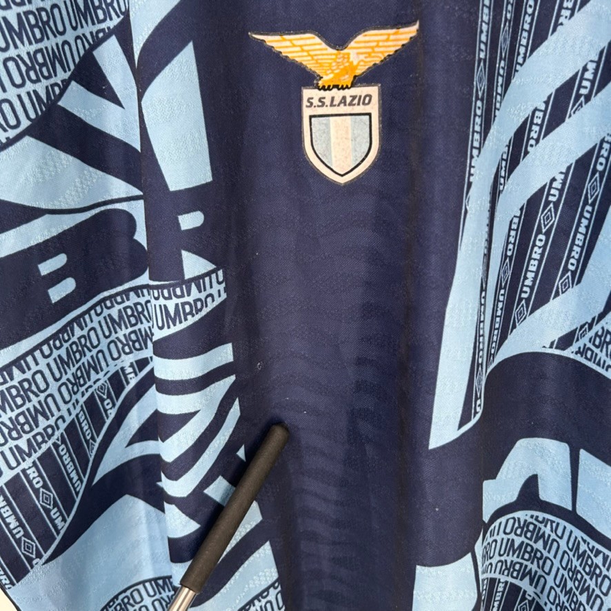 SS Lazio Soccer Jersey Mens Extra Large Vintage 1994-94 Training Kit Umbro RARE