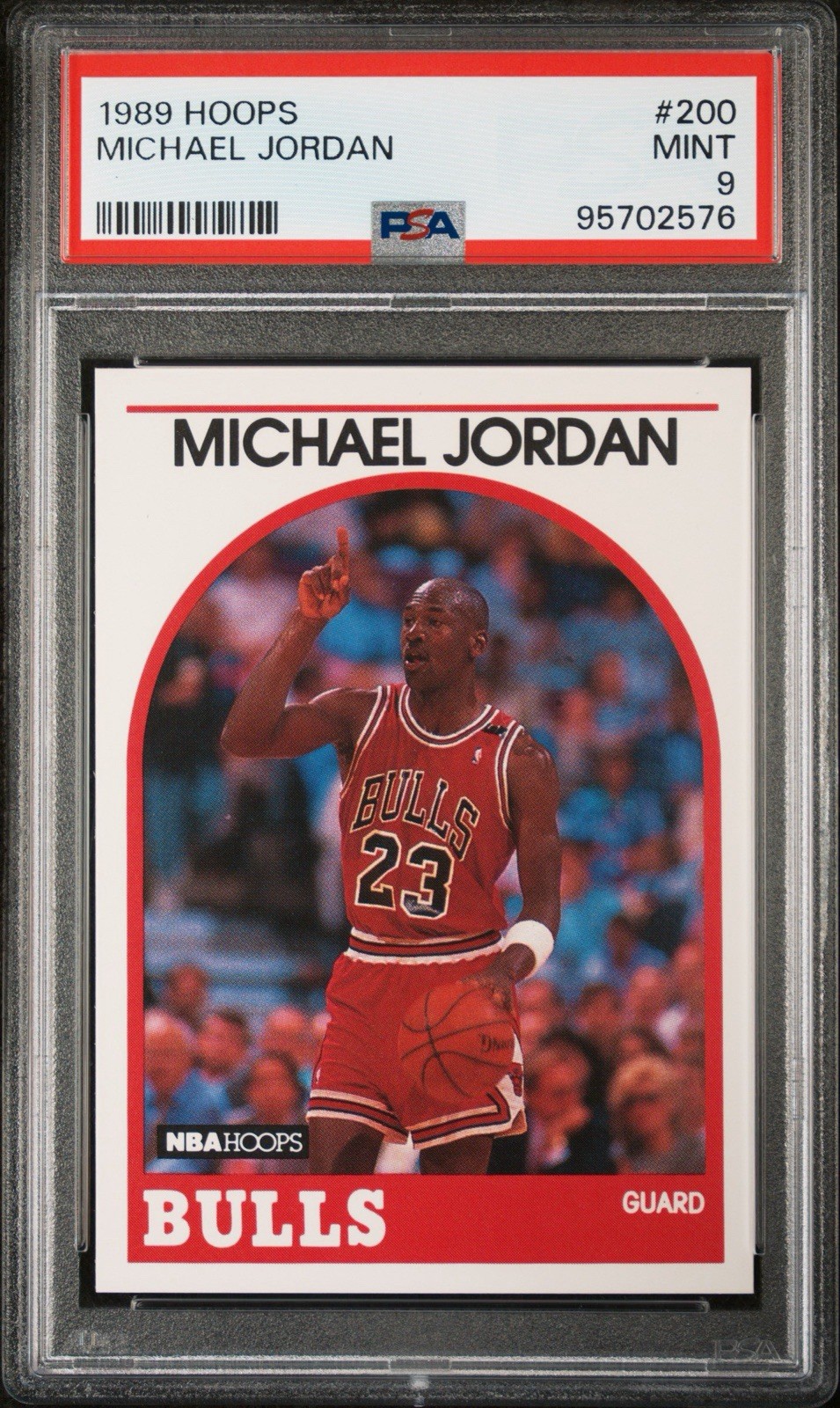 1989 NBA HOOPS MICHAEL JORDAN #200 – PSA 9 MINT