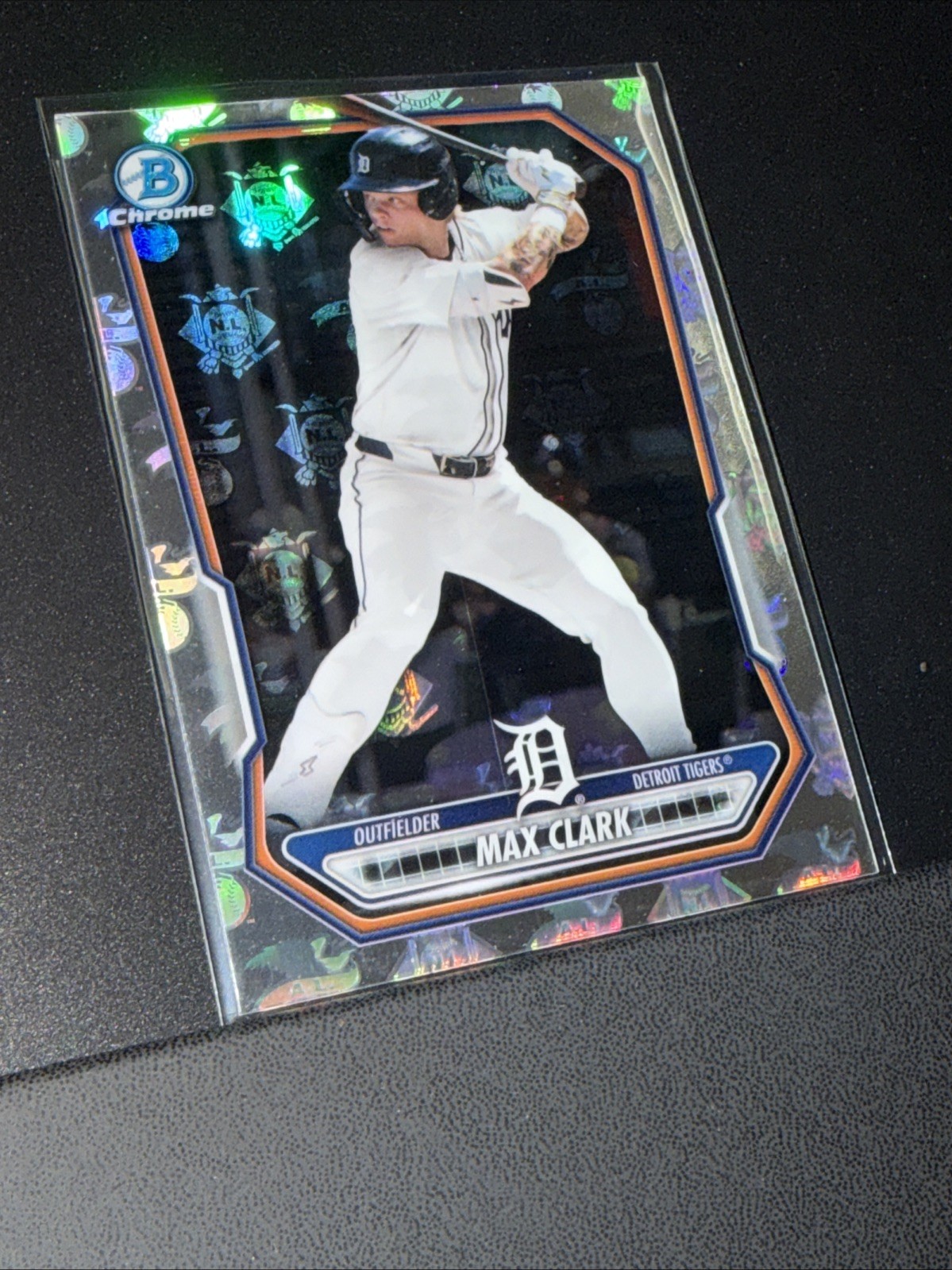 2026 Bowman Chrome Max Clark #BCP-2 Bowmanfractor Logo