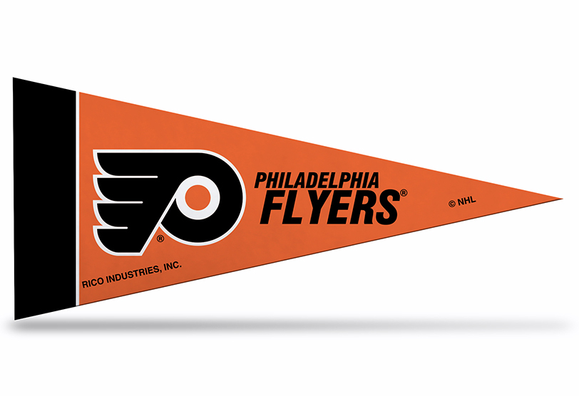 Philadelphia Flyers NHL Mini Pennant 9″x4″, New, Felt,Made in USA