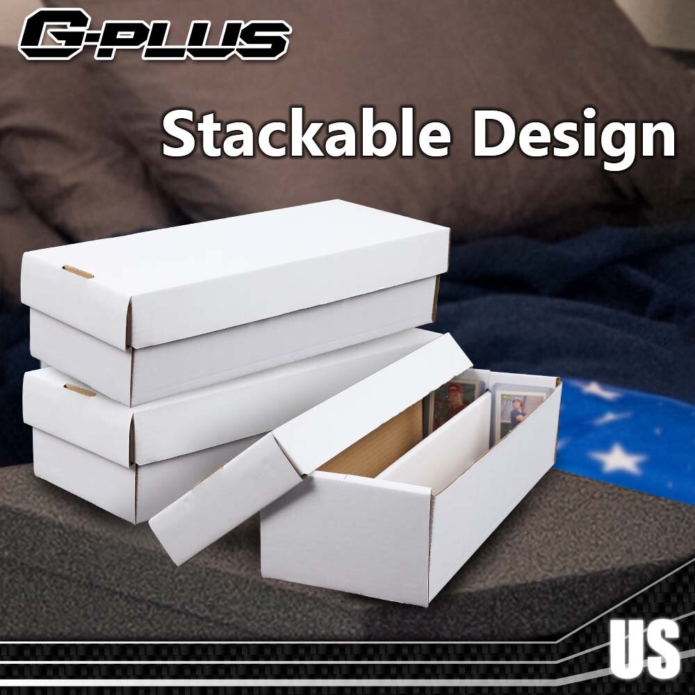 2Row Shoe Storage Box 1600 CT Holds over 300 3×4 toploads Sports/Trading Card