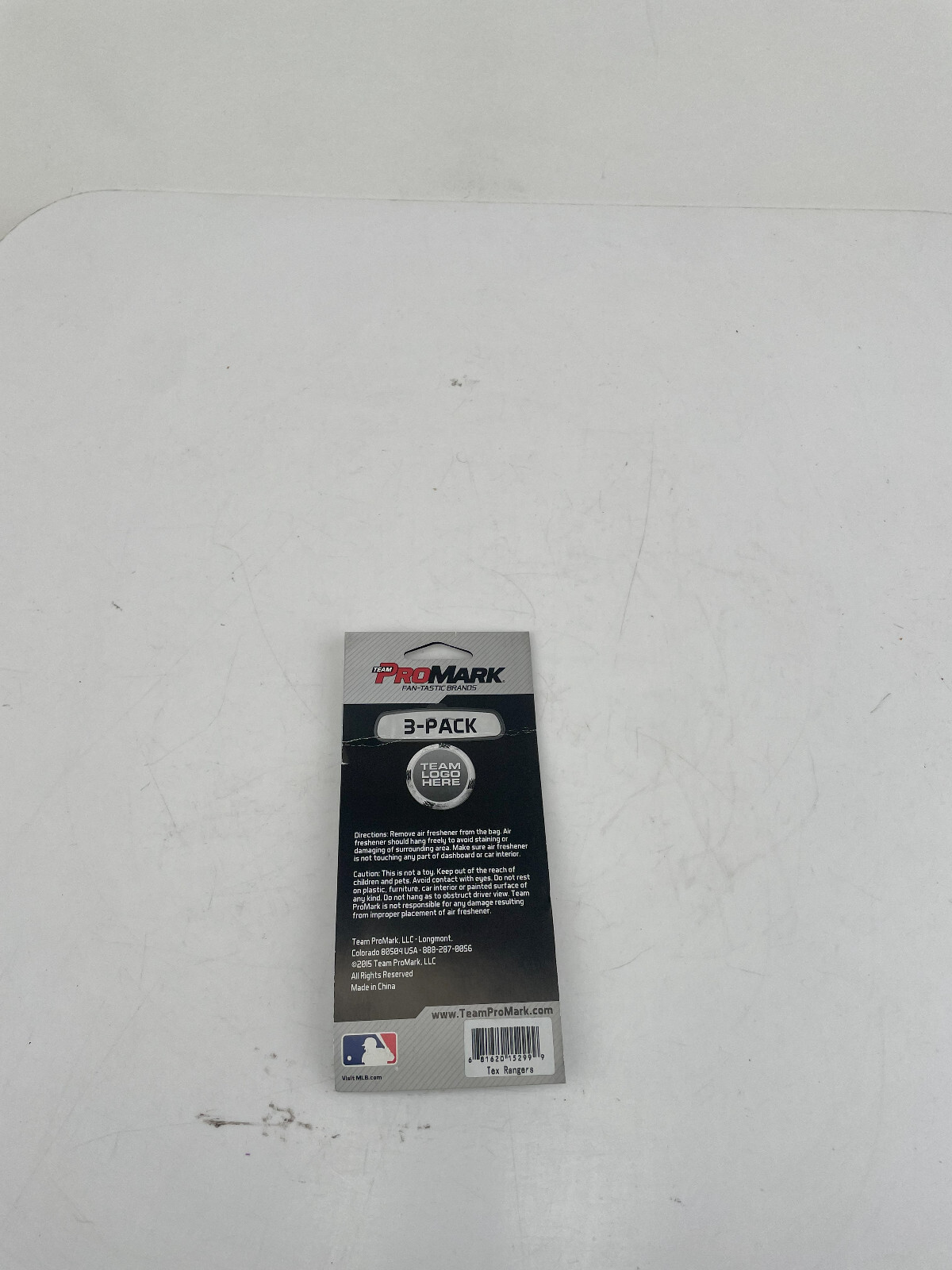 New 2 Set of MLB 3pk VanillaScent Hanging Air Freshener Texas Rangers