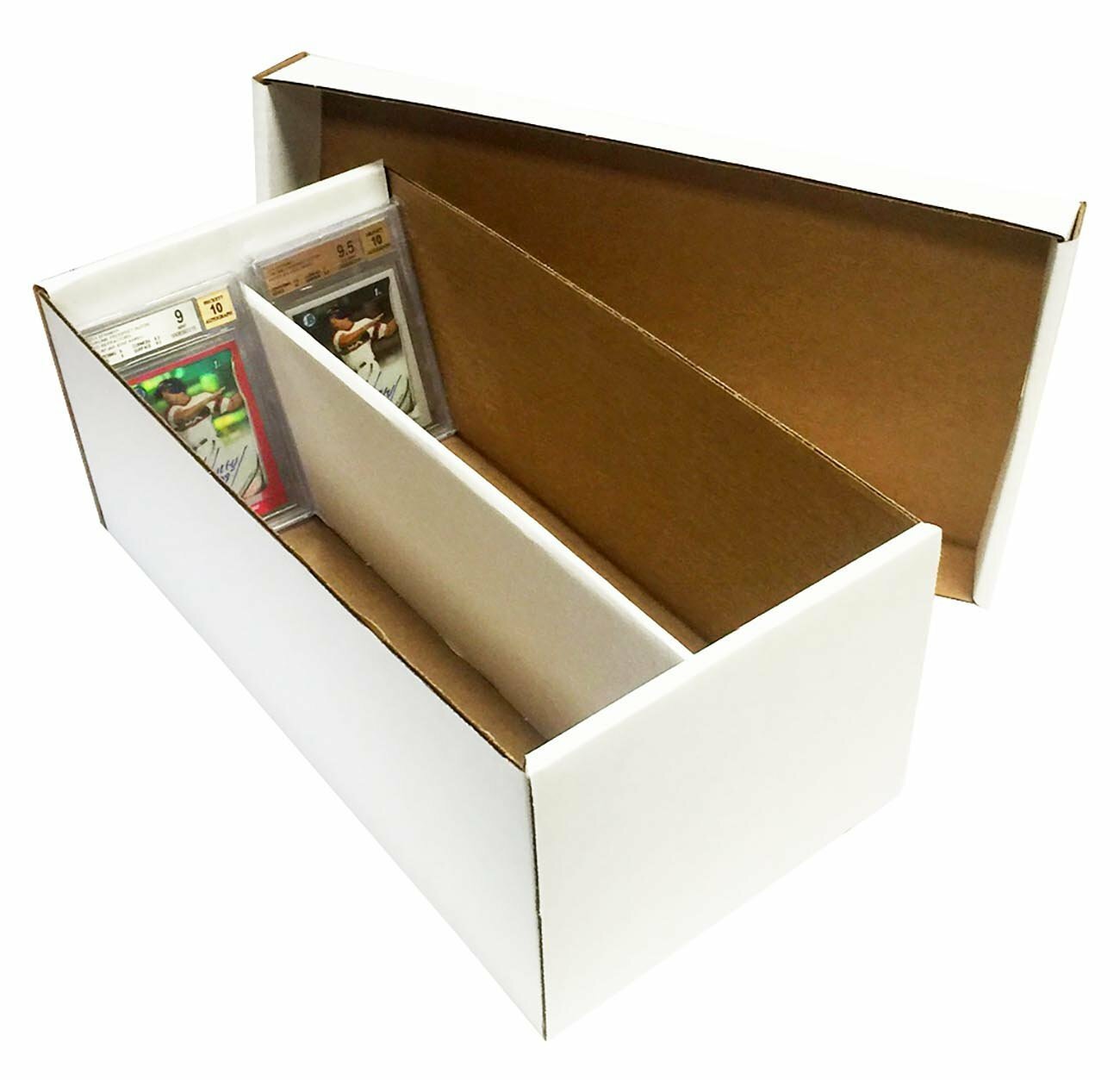 3 BCW Graded Card Shoe Storage Boxes 2 Row PSA Beckett Sport Topload / Certified