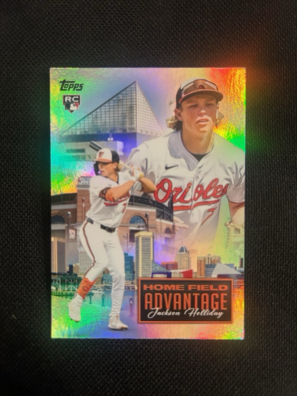 2024 Topps Update Series Home Field Advantage Jackson Holliday Rookie Chase Pack