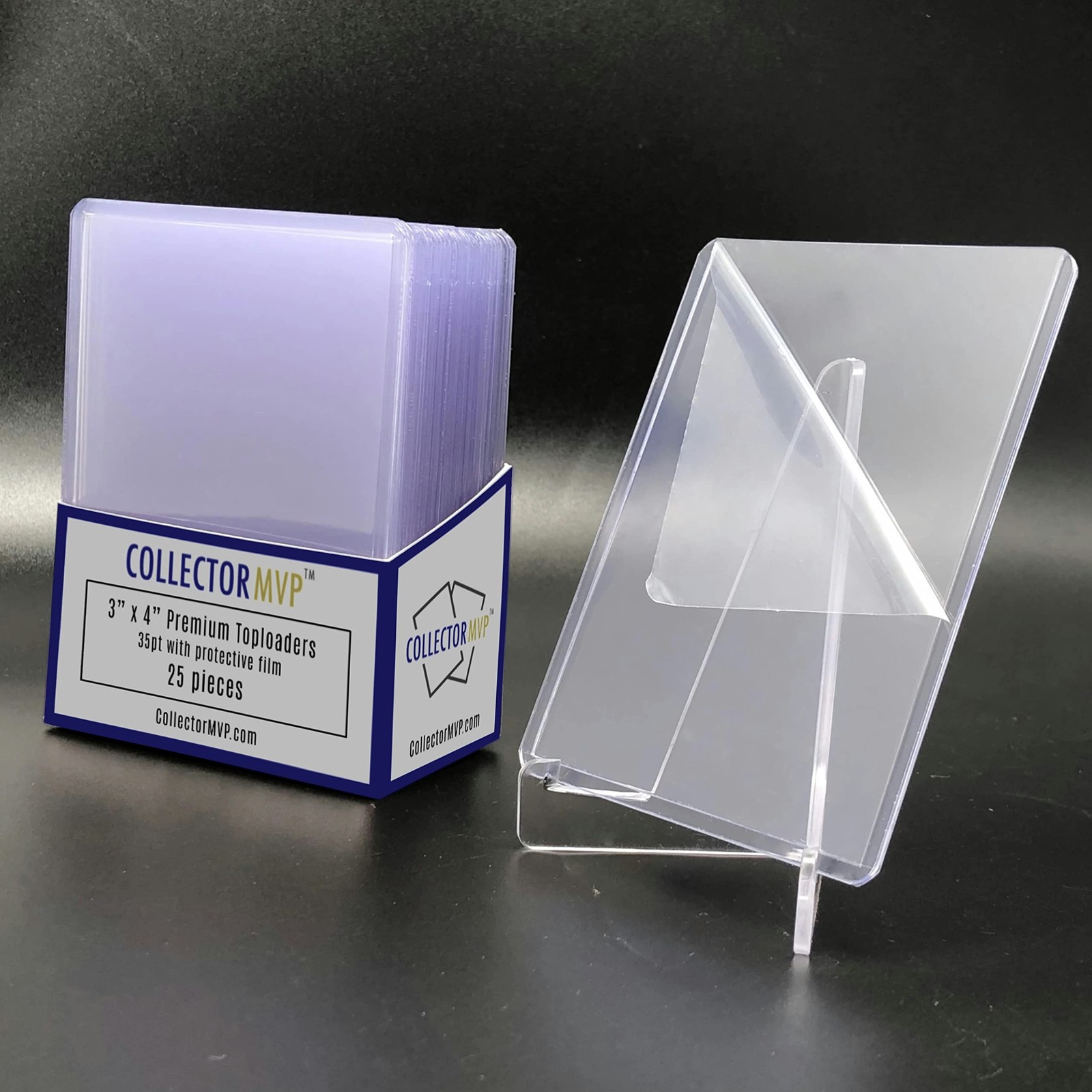 Premium Toploaders (25 Pack) – 35pt Thickness | Ultra Clear Sleeves with P