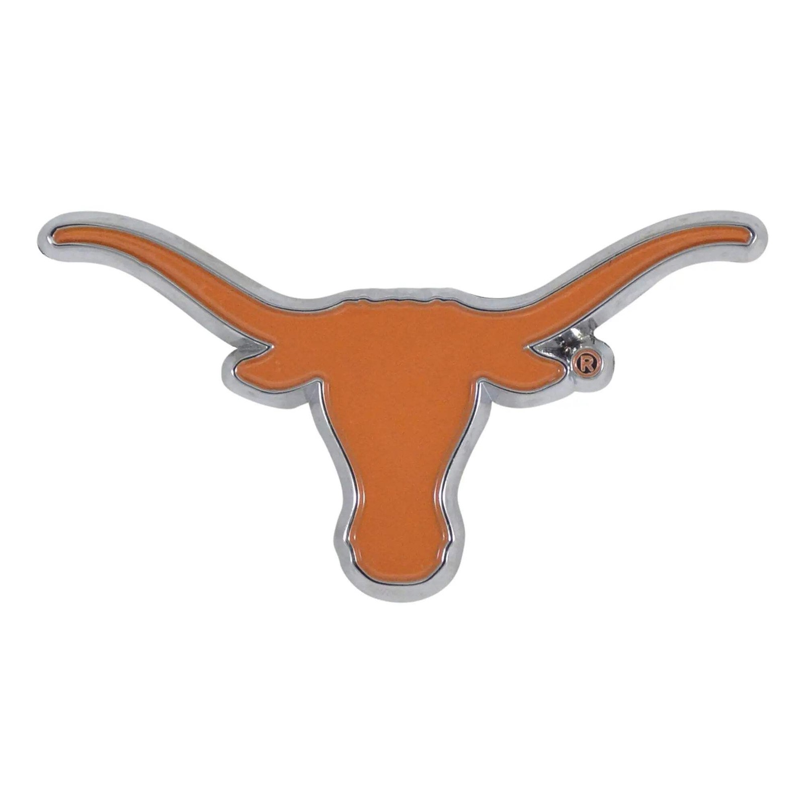 Texas Longhorns University NCAA Logo Solid Metal Color Emblem