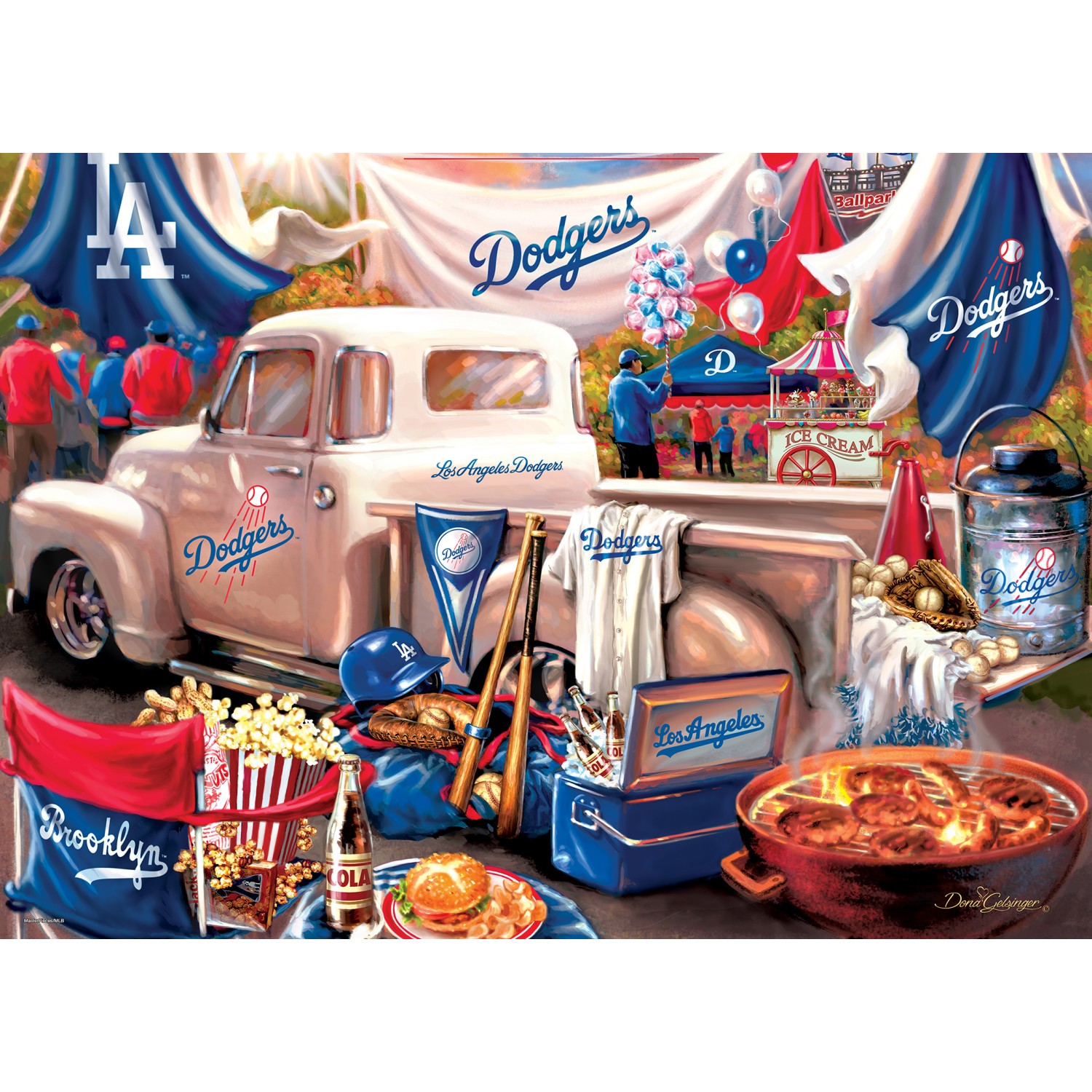 MasterPieces – Los Angeles Dodgers – MLB Gameday 1000 Piece Jigsaw Puzzle