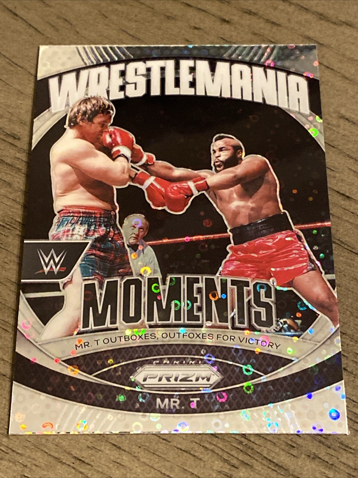 WRESTLEMANIA MOMENTS UNDER CARD SILVER DISCO 2024 Panini Prizm WWE You Choose!