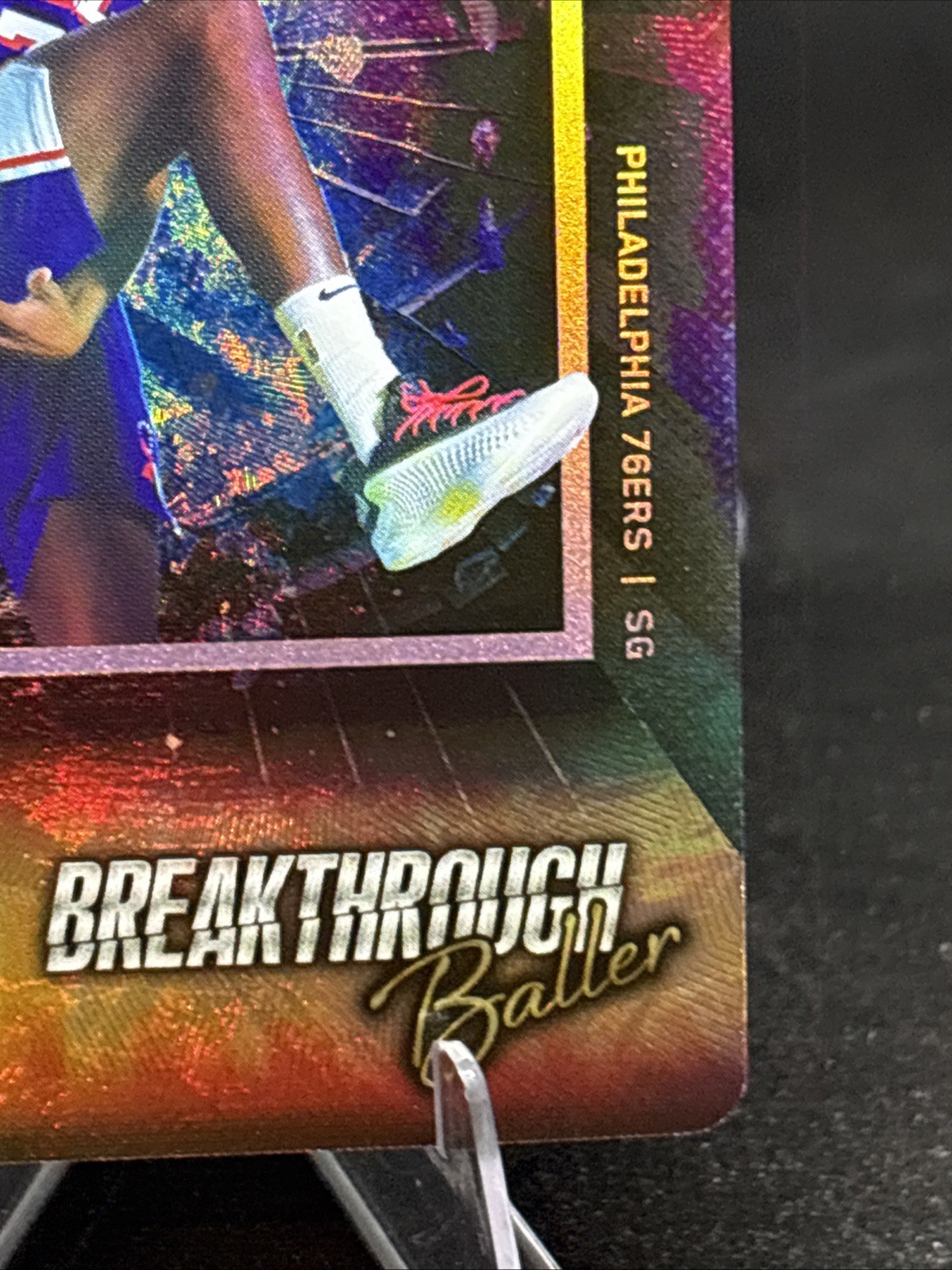 2025 Topps Match Attax VJ Edgecombe Breakthrough Baller 76ers RC #BB-VE Rookie