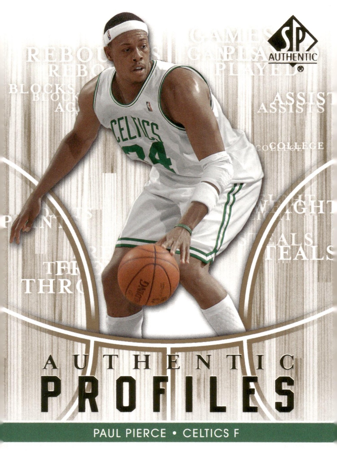 2008-09 SP Authentic #AP-41 Paul Pierce Profiles