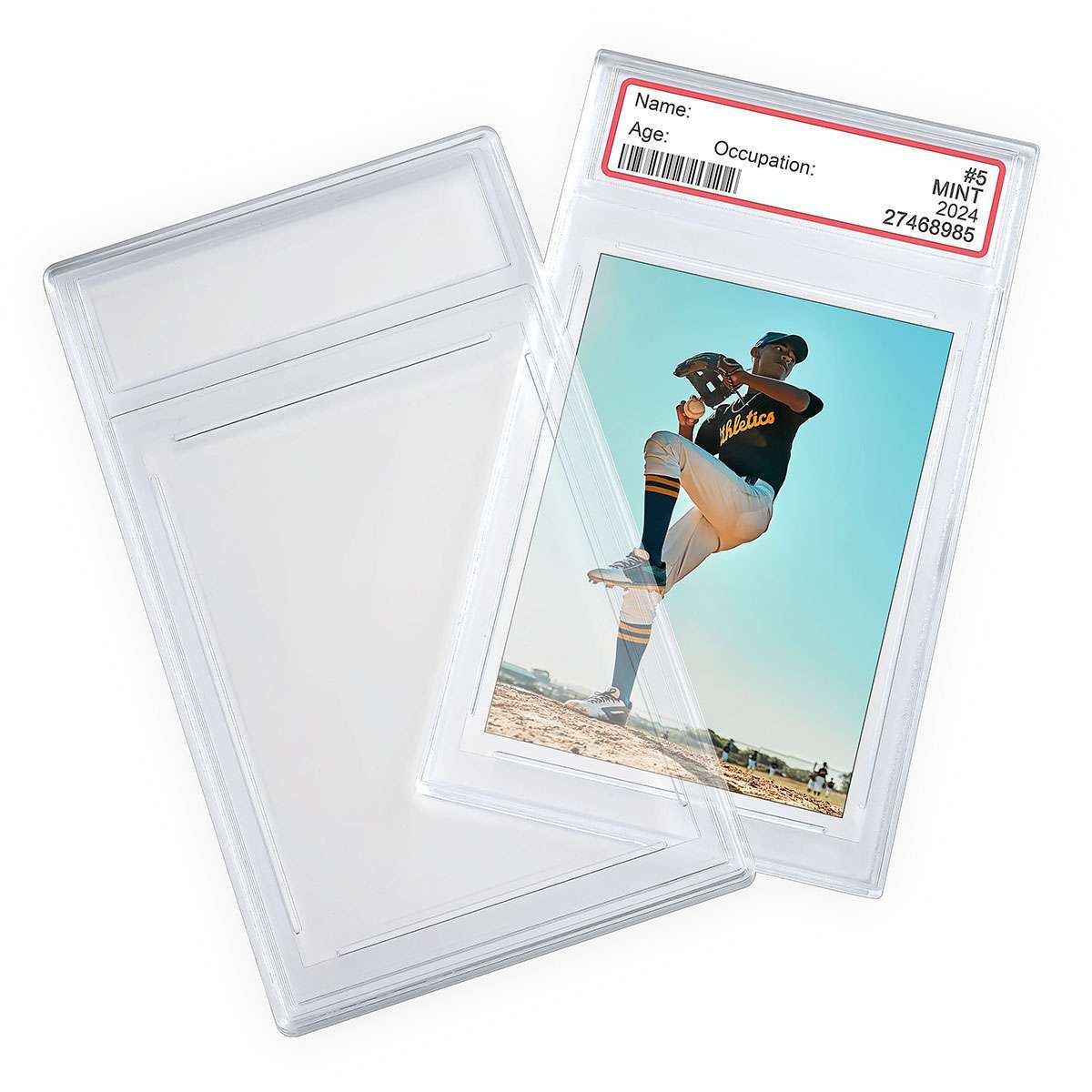 5-50Pcs Empty Graded Card Holder 35PT Slab for Trading Sport Card Protector Case