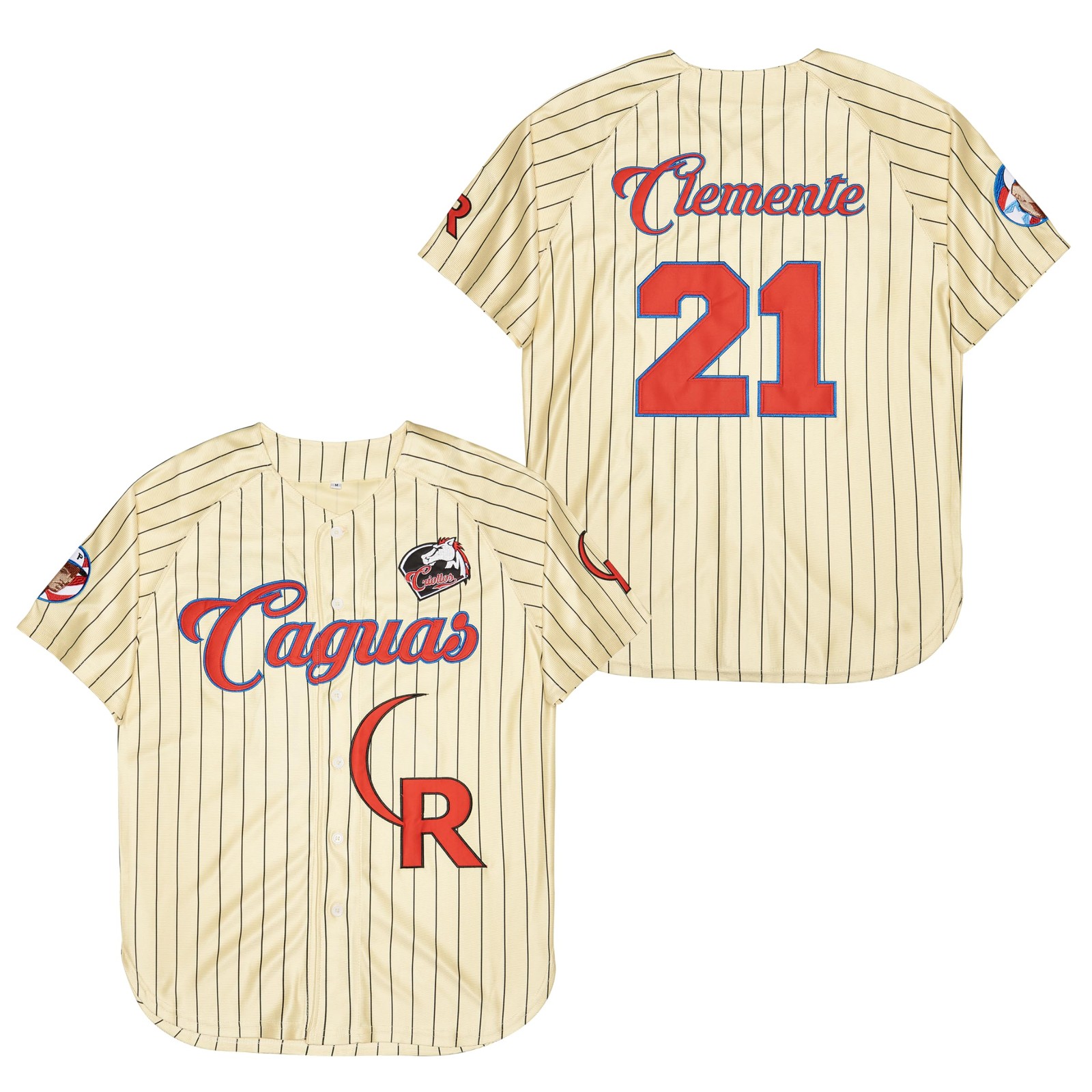Men Criollos Caguas #21 Roberto Clemente Baseball Jersey Puerto Rico Jerseys …