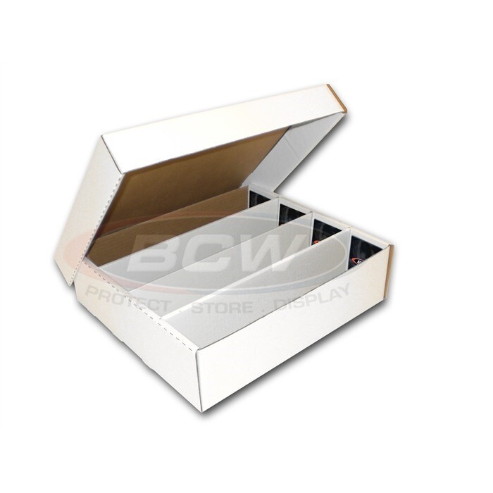 10 BCW 3200 Card Monster Shoe Box For Baseball / Gaming / NGC Coin Slabs Storage