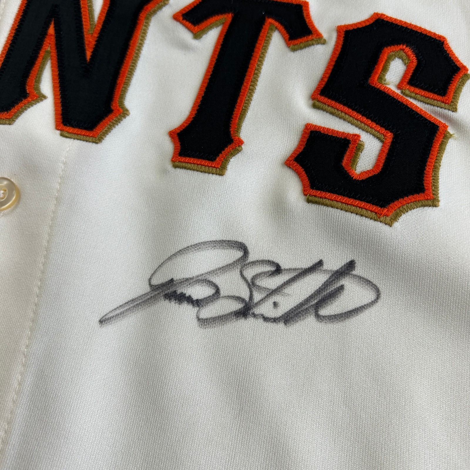 Vintage San Francisco SF Giants Jersey Russell Jason Schmidt Signed 52 Made USA