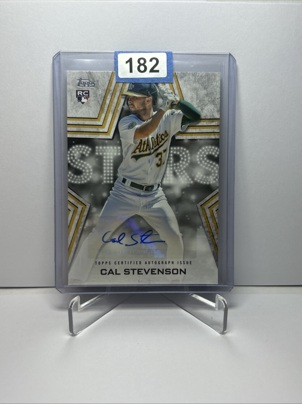 2023 Topps Series 1 Baseball Stars Autographs #BSA-CST Cal Stevenson RC