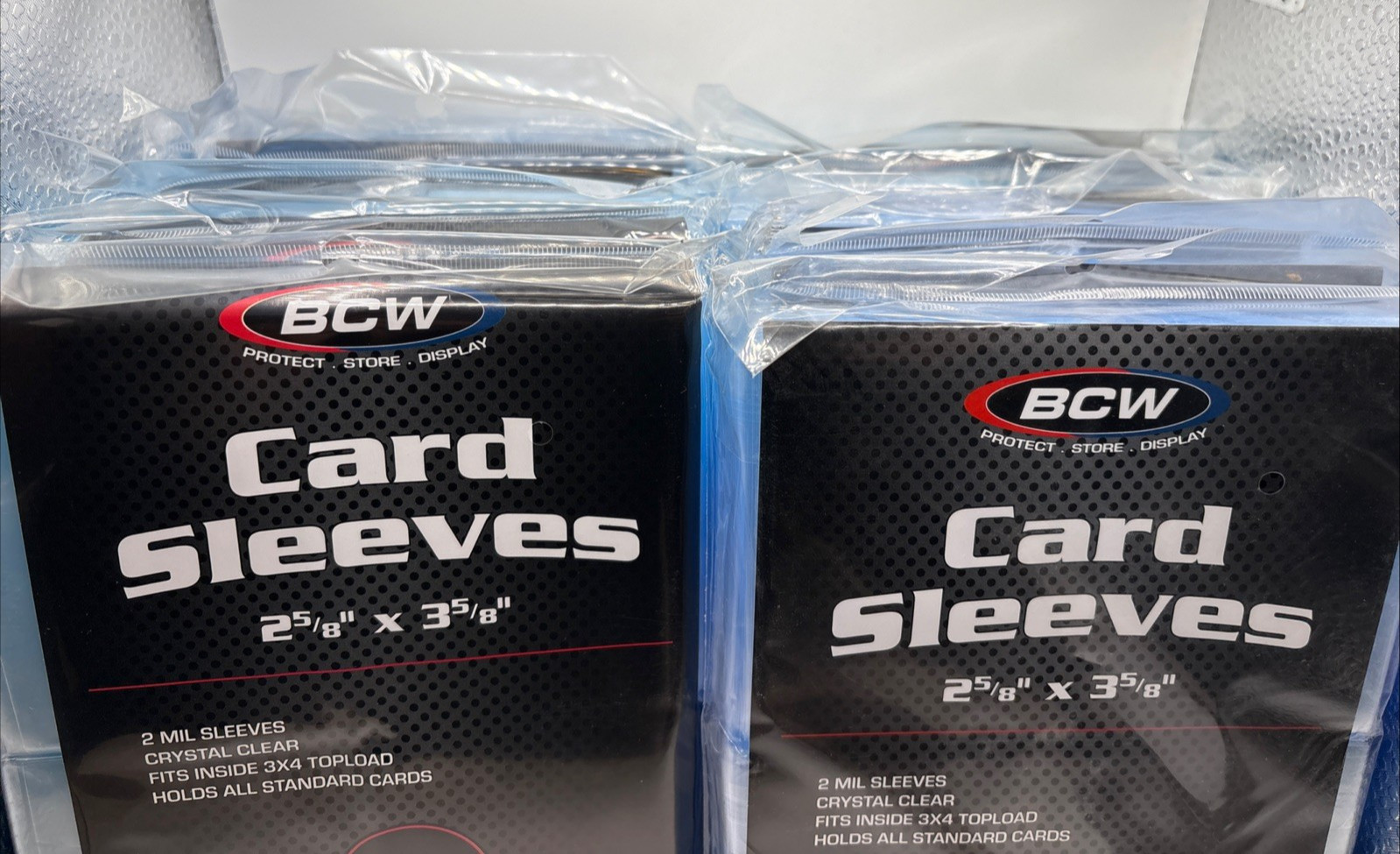 BCW Penny Card Soft Sleeves 10 packs of 1000 Standard Cards 10000 Total