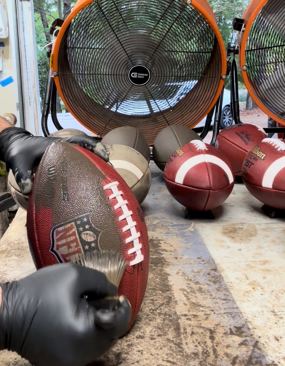 LBC Football DIY Game Prep Complete Kit 2.0 New and Improved – Mud Tack Brush