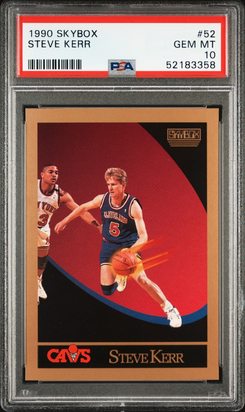 Steve Kerr 1990 Skybox #52 PSA 10 Gem Mint Perfect Slab LOW POP 21