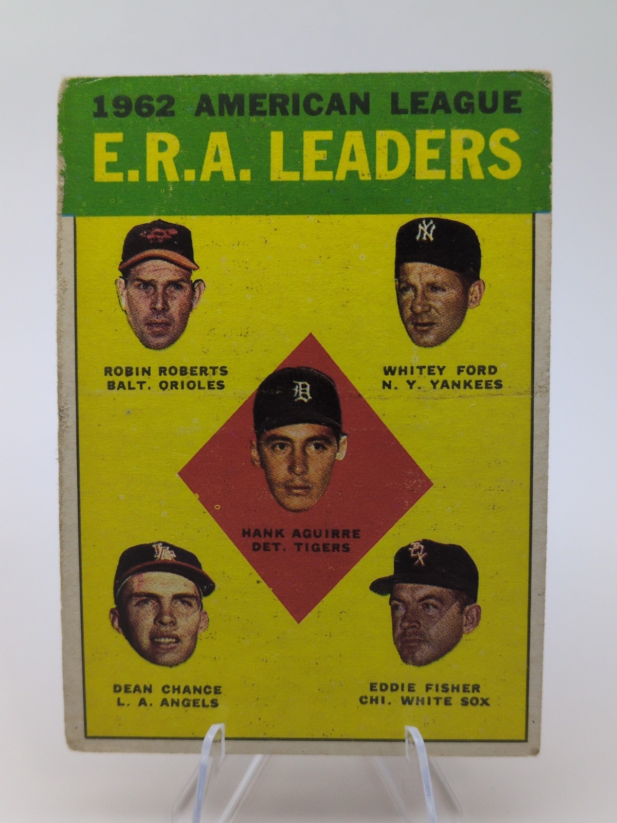1963 Topps AL Pitching Leaders Lot (3) #6 #8 #10 Whitey Ford Bunning Kaat HOF GD