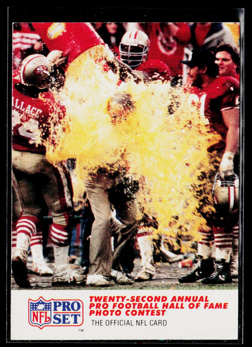 1990 Pro Set #795 Gatorade Shower
