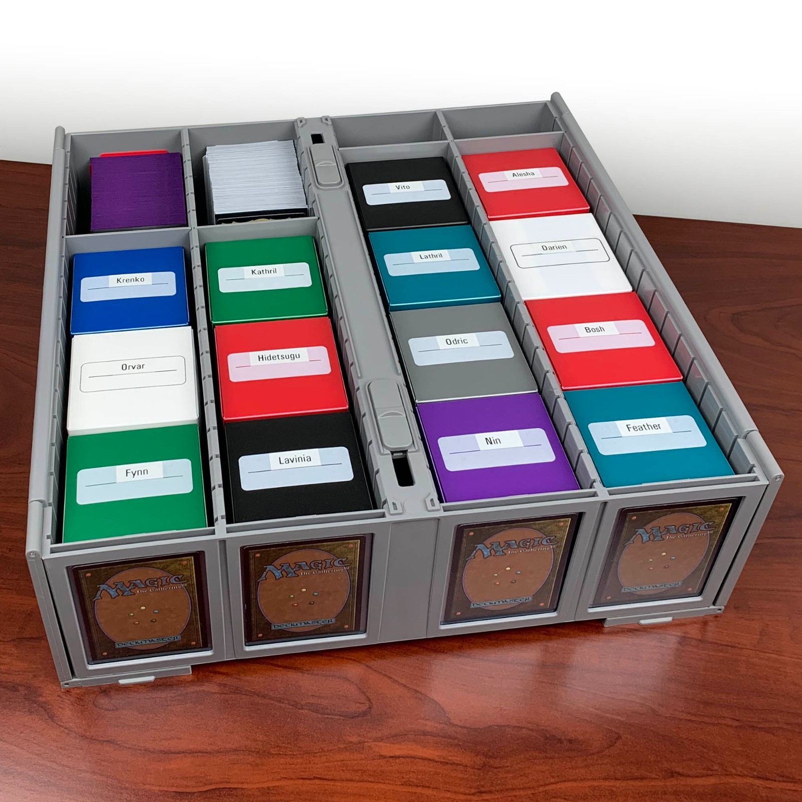 BCW Collectible Card Bin Hold Gaming Sport Toploaders Magnetic / Deck 3200 Box