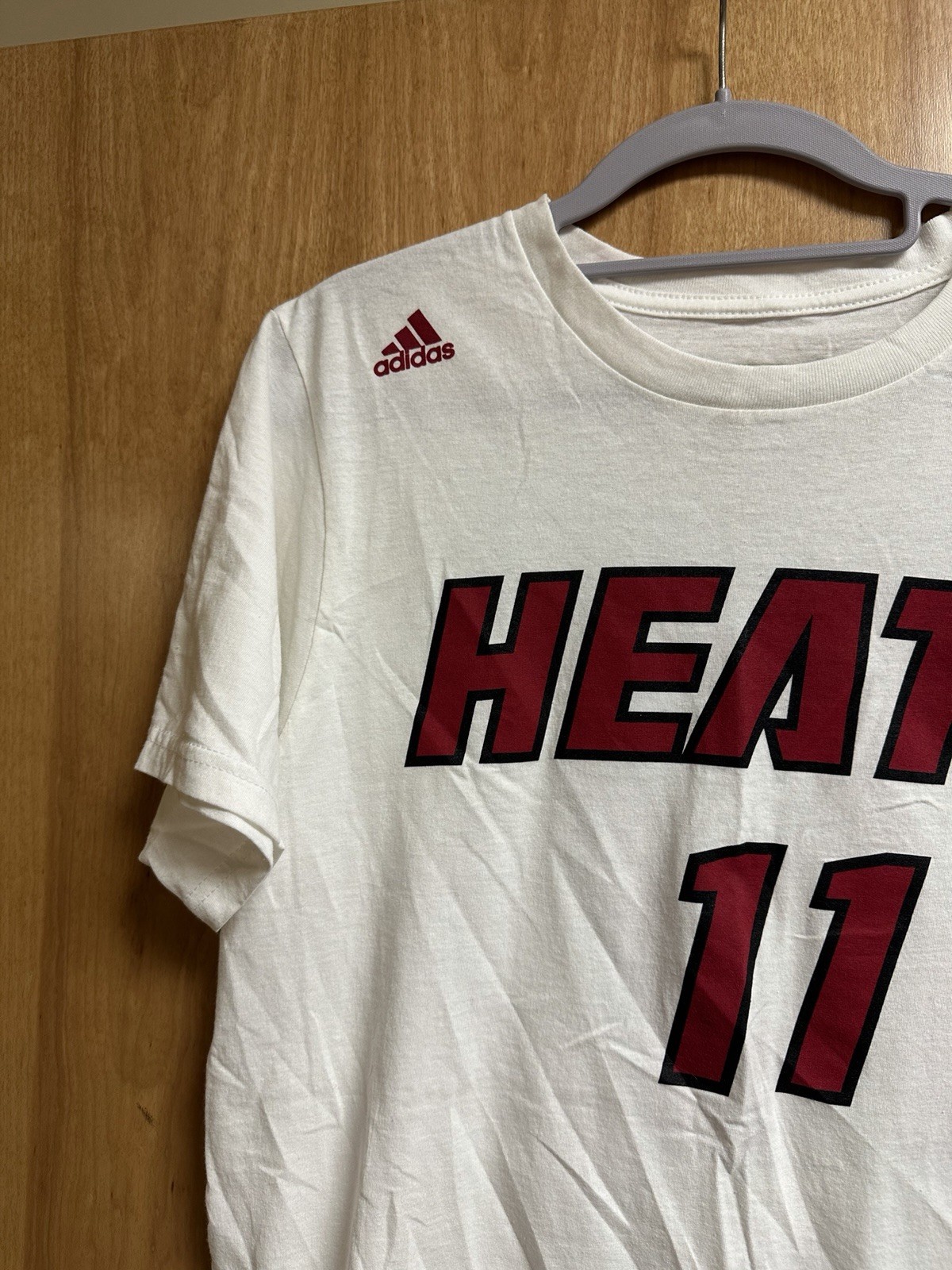 Chris Andersen Birdman Miami Heat Adidas T Shirt Mens M White NBA #11