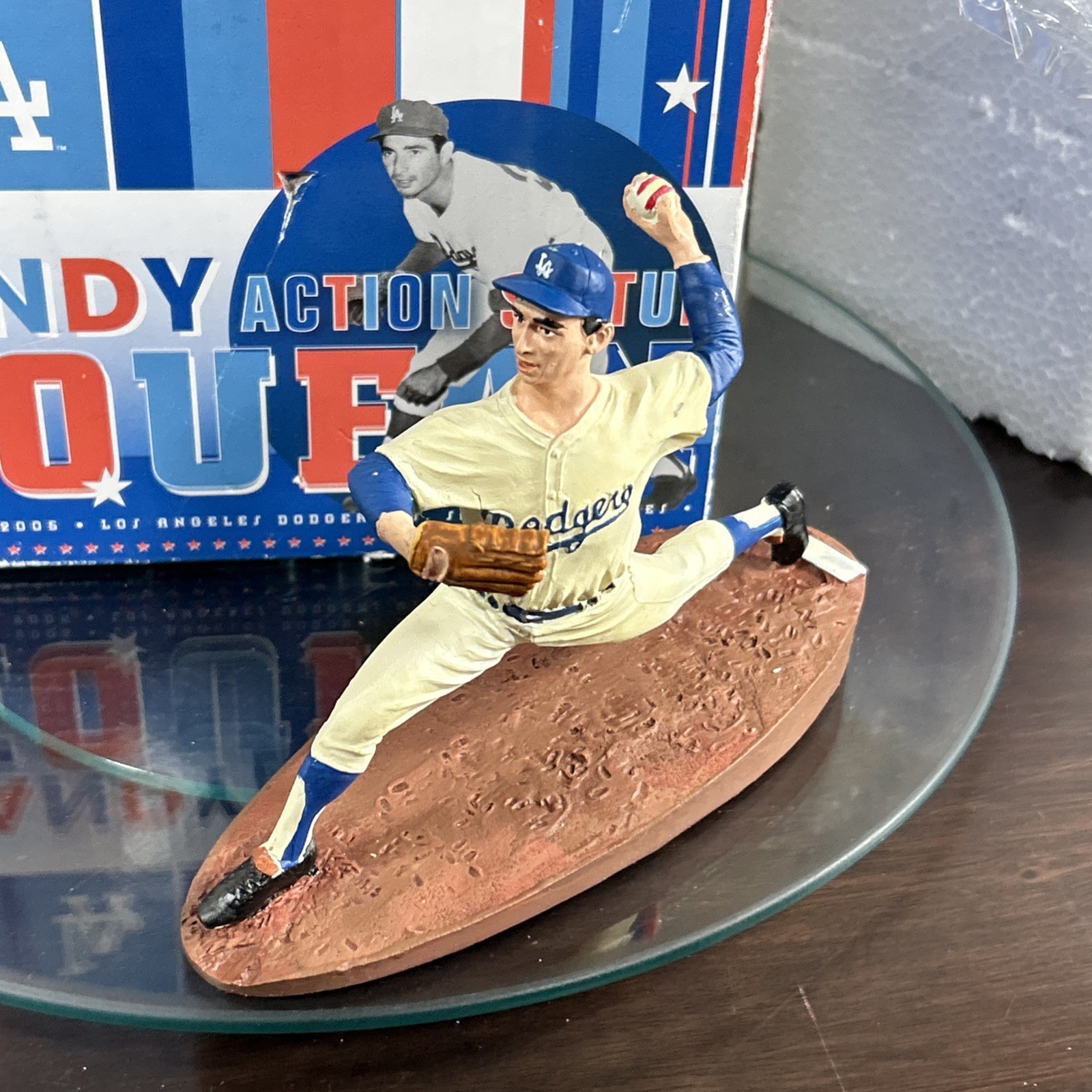 Sandy Koufax 2005 LA Dodgers SGA Action Statue Figure Limited Edition Open Box